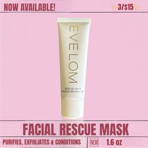 🆕EVE LOM RESCUE MASK! UNUSED, SEALED TUBE! SZ.= 1.6oz ✨(3/$15)✨
